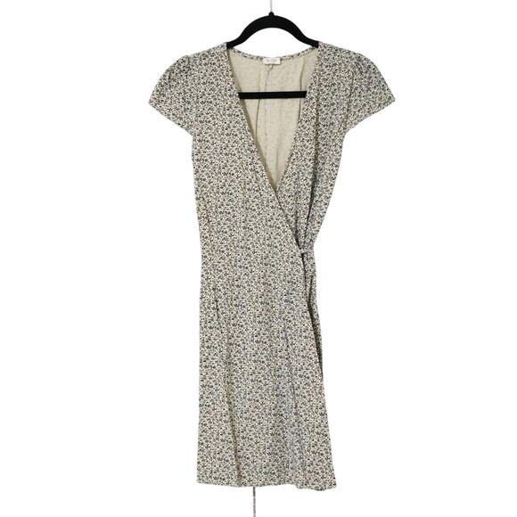 Brandy Melville John Galt Robbie Floral Wrap Mini Dress S Boho Wedding Guest - Picture 1 of 8